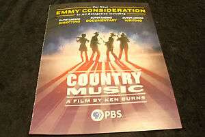 COUNTRY MUSIC by KEN BURNS 2020 Emmy ad from PBS for Best ...