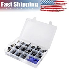 52x Quick Connect Air Hose Fitting Kit 1/4" 3/8" 1/2" Push to Connect Air Fit U5