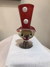 Rare Mid Century Murano Glass Clown Head Vase 19cm