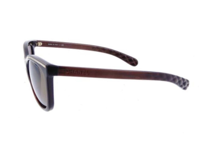New CHANEL 6041 c.538/S7 56mm Brown Gold Quilted Cat Eye  display picture 1