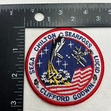 NASA Space Shuttle ATLANTIS Mission STS-76 Patch Astronauts 77th