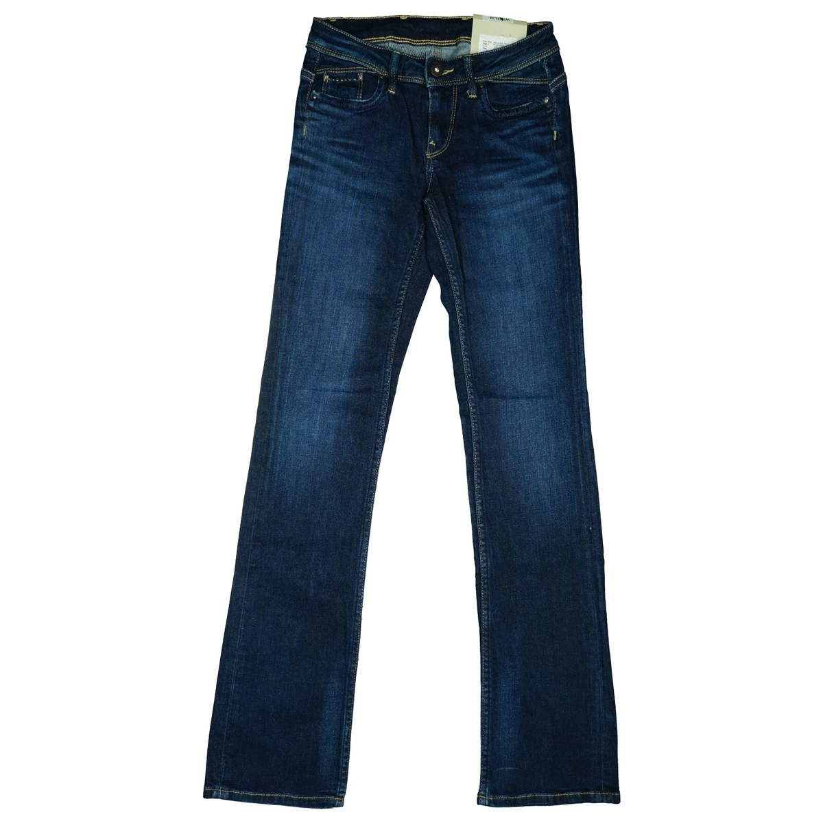 PEPE JEANS Quayle Stretch Pantalones De Boot Cut Low Rise 32 XXS