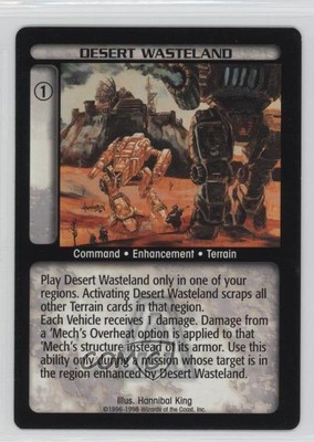 1996-98 Battletech CCG Desert Wasteland 2s8