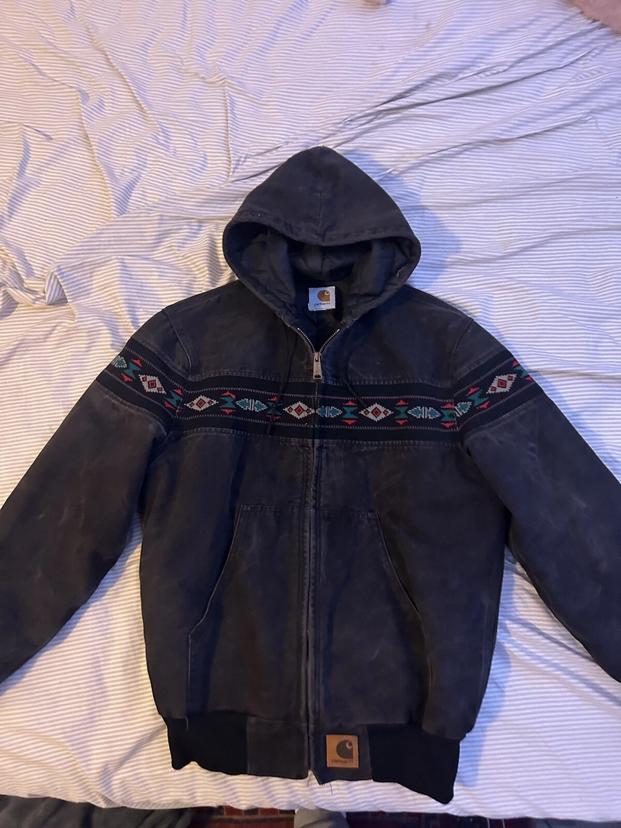 Carhartt 90s Jacket Native American Pattern Faded HARD TO FIND | eBay
