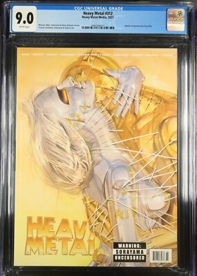 Heavy Metal magazine #312 CGC 9.0 (2021) Hajime Sorayama cover A