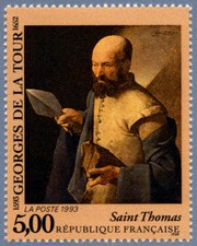 Timbre France 2828 Neuf** - Saint Thomas - Georges de la Tour - 1993