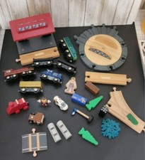 Lot Thomas the Train Engine Imaginarium Tracks Wood Switches Train Cars Trees
