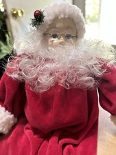 VTG Santa Doll Artisan Way #500 Christmas Holiday Decor Shelf Sitter READ VTG Santa Doll Artisan Way #500 Christmas Holiday Decor Shelf Sitter READ