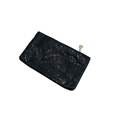 Vintage Whiting & Davis Rectangle Black Mesh Purse Party