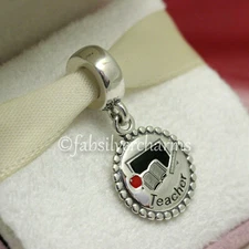 Authentic Pandora Teacher ENG791169_47 Apple Charm