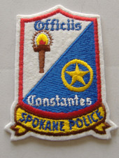 SPOKANE  POLICE OREGON     FABRIC   PATCH