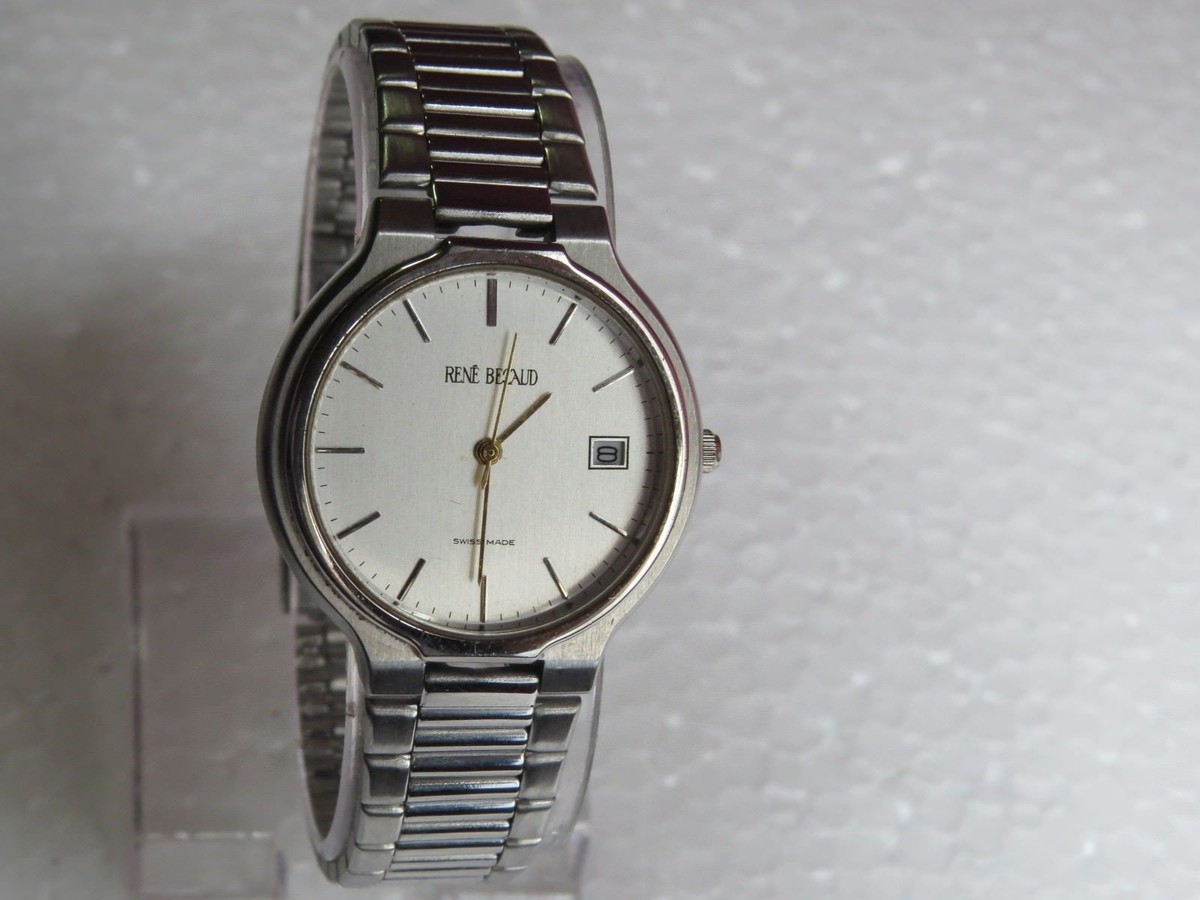 WELTA 腕時計 vintage Vintage Swiss Made RENE BECAUD Quartz Wrist Watch No.MB