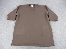 VTG Russell Athletic Sweatshirt Mens Large Brown Short Sleeve Custom Sweatshirt