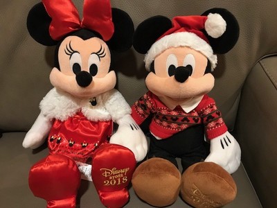 2018 christmas mickey mouse plush