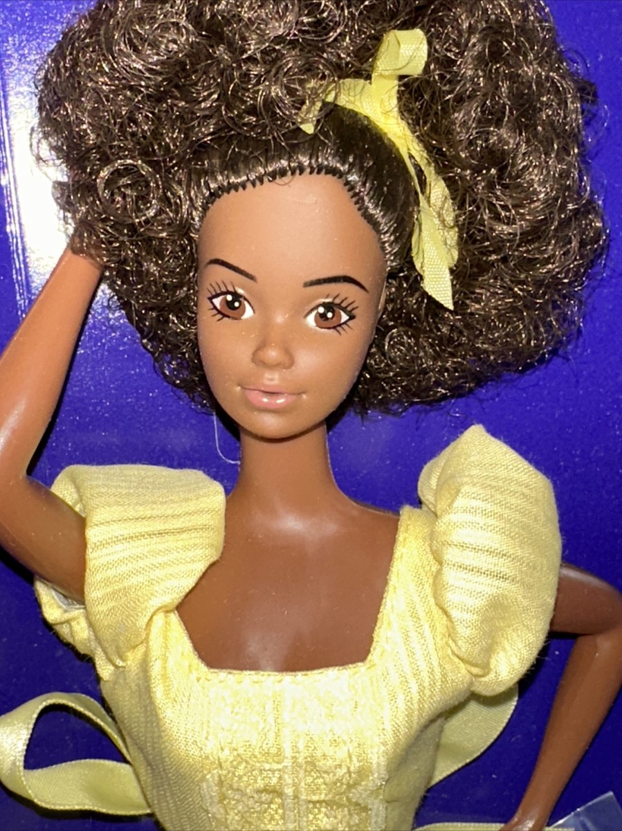 Vintage Magic Curl Barbie AA Black Doll 1981 Mattel 3989 NIB
