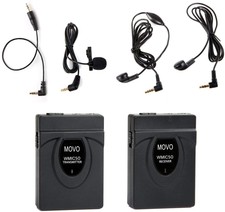 Movo Wmic50 2.4ghz Wireless Lavalier Microphone System