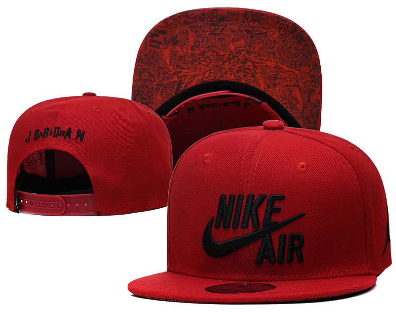 Nike Air Jordan Rise Cap Adjustable Hat Red/Black New With Tags