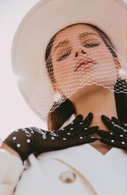 White Veiled Boater Hat - Women\'s Formal Hat Ivory Boater Hat With Veil - Etsy main image 3
