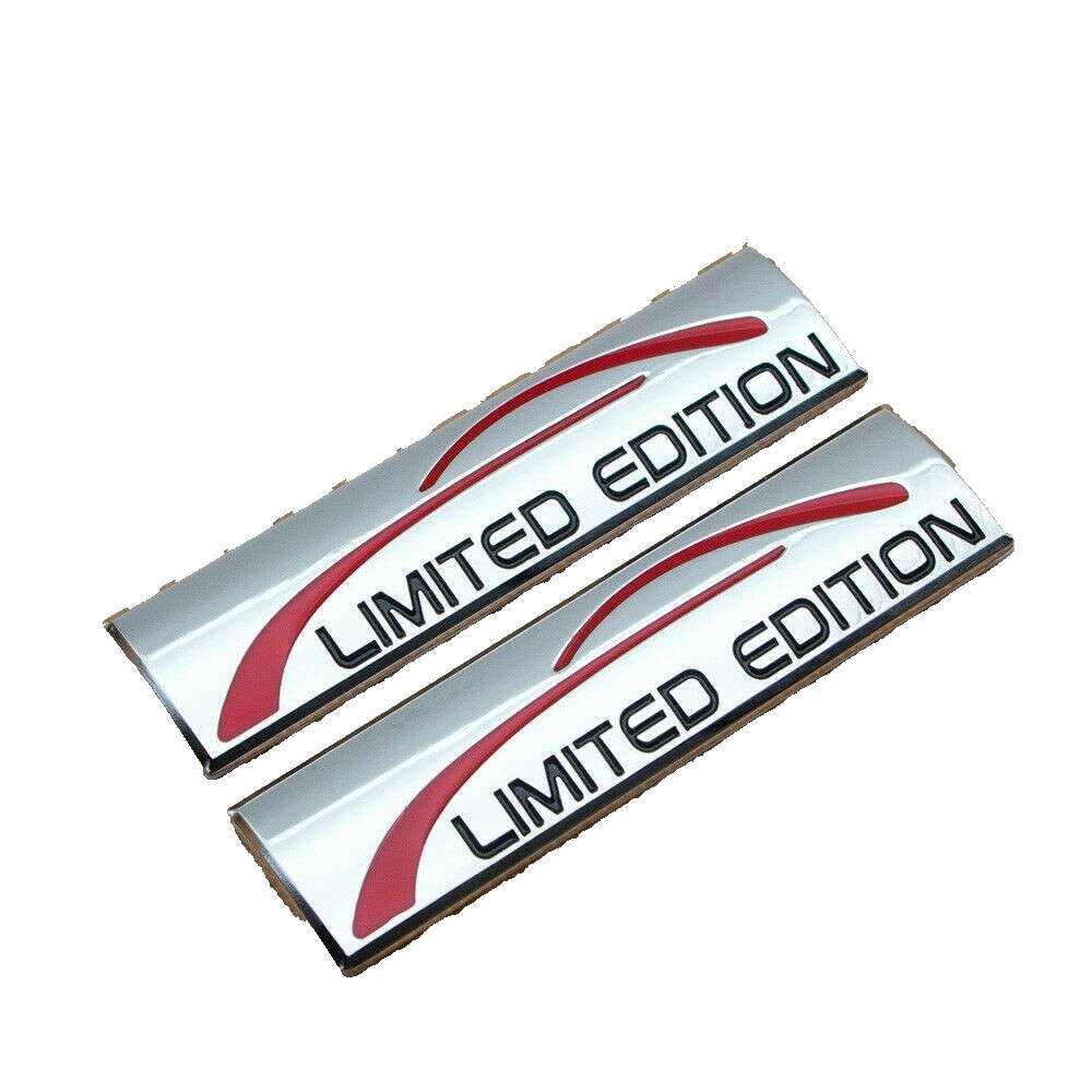 2 stuks Limited Edition Emblem Autobadges Sticker Decal Geschikt voor Auto Moto Truck (Blauw 2 stuks Limited Edition Emblem Autobadges Sticker Decal Geschikt voor Auto Moto Truck (Blauw