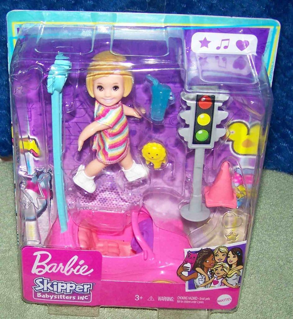 Barbie Skipper BABYSITTERS INC Toddler 4" Girl Toy Car Plays