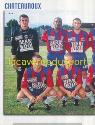 395 TEAM TEAM 1/2 # LA BERRICHONNE CHATEAUROUX STICKER PANINI FUSSBALL 1998 1999