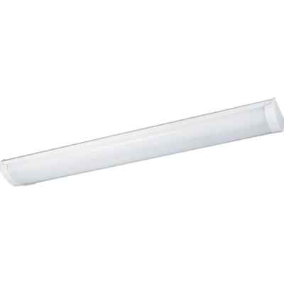 NEW PROGRESS 2-LIGHT FLUORESCENT FIXTURE SLIM LINE WRAP W/ WHITE DIFFUSER 120V