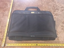 Port Authority black polyester laptop bag S57