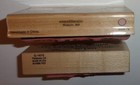 2 Christmas Rubber Stamps MERRY CHRISTMAS/HAPPY NEW YEAR & WHITTIER QUOTE — photo 3