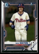 2021 Bowman #BCP-5 Nick Maton Chrome Prospects