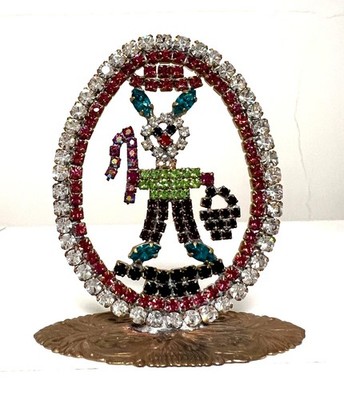 NICE   RHINESTONE    EASTER EGGS HUSAR.D  U-1POSTAGE   WITH FEDEX B-15