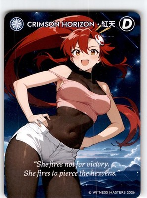 Otaku Box Witness Masters  Card  Crimson Horizon