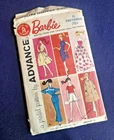 Vintage Advance Barbie Mattel Doll Pattern Wardrobe Group A  ©1961 Partially Cut