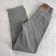 Levi s Vintage Gray Youth size 14 corduroy pants 1980 s USA Made 24x26