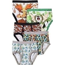 Pokemon Boys Briefs- 5 Pack Sizes 4, 6, 8 NEW