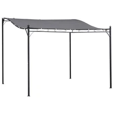 10' x 10' Steel Outdoor Pergola Gazebo Patio Canopy Backyard Pool Deck Garden