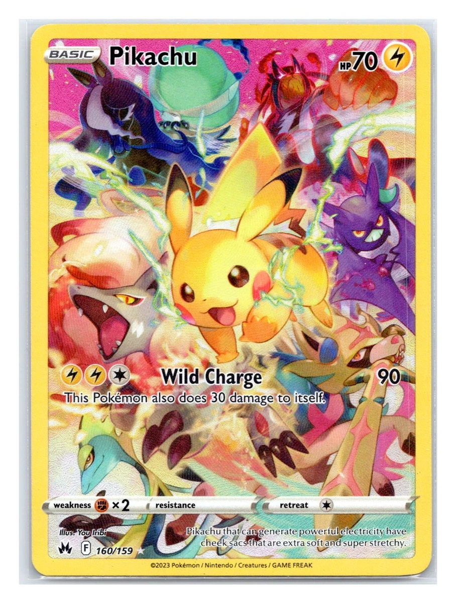 ピカチュウ IR [160/159]【英語版】ソード&シールド「クラウンゼニス