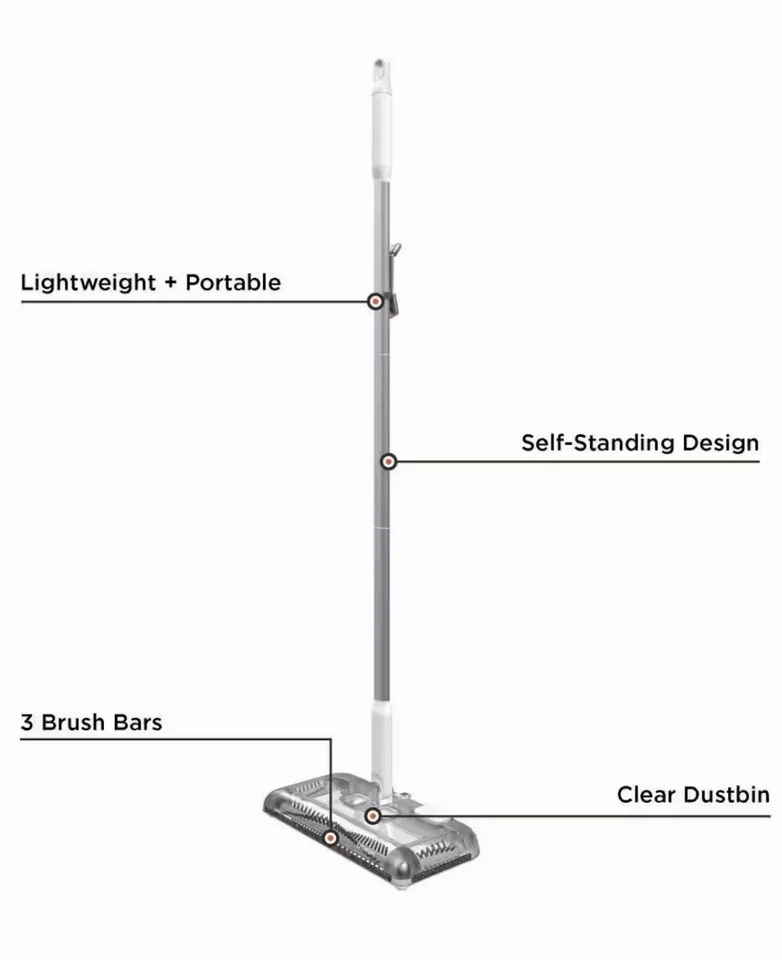 BLACK+DECKER Carpet Sweeper 50 Minute Lithium Floor Sweeper, Multi-Surface Us - Image 2 of 3