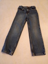 Cat  Jack Boys Blue Adjustable Waist Ralaxed Straight Jeans Size7