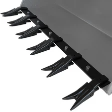 Heavy Duty Tractor Bucket Tooth Bar 6/7 Teeth 61/57/53/49/46 Inch Loader Bar