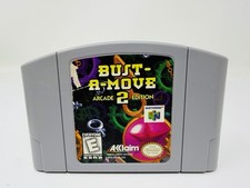 Bust A Move 2 Arcade Edition (Nintendo 64, 1998 N64) Authentic Tested & WORKING