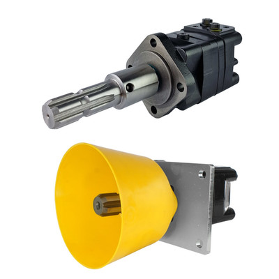 Hydraulikmotor Öl- Orbital- Gerotormotor BMS OMS SMS 80 bis 400ccm Zapfwelle