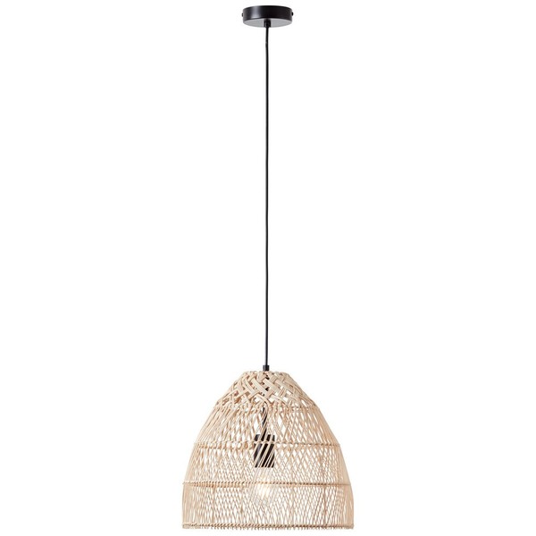 Brilliant 99552/09 Minster Pendel HäNge Decken Leuchte Lampe 35Cm Natur/Weiß-image