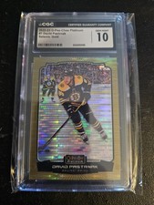 2022 23 OPC Platinum Seismic Gold #11/50 David Pastrnak Boston Bruins CGC 10