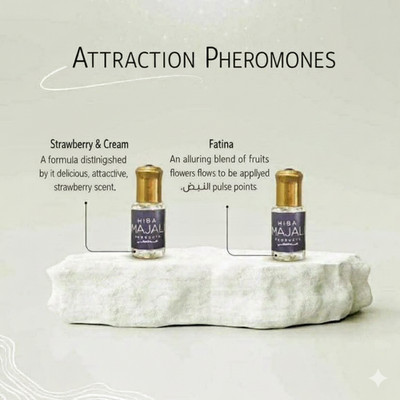 Attraction Pheromones Perfume Oil Set, Strawberry & Fatina, 2 x 3ml Concentrated