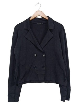 SISLEY Strickblazer Damen Blazer Gr. DE 40 blau Casual-Look