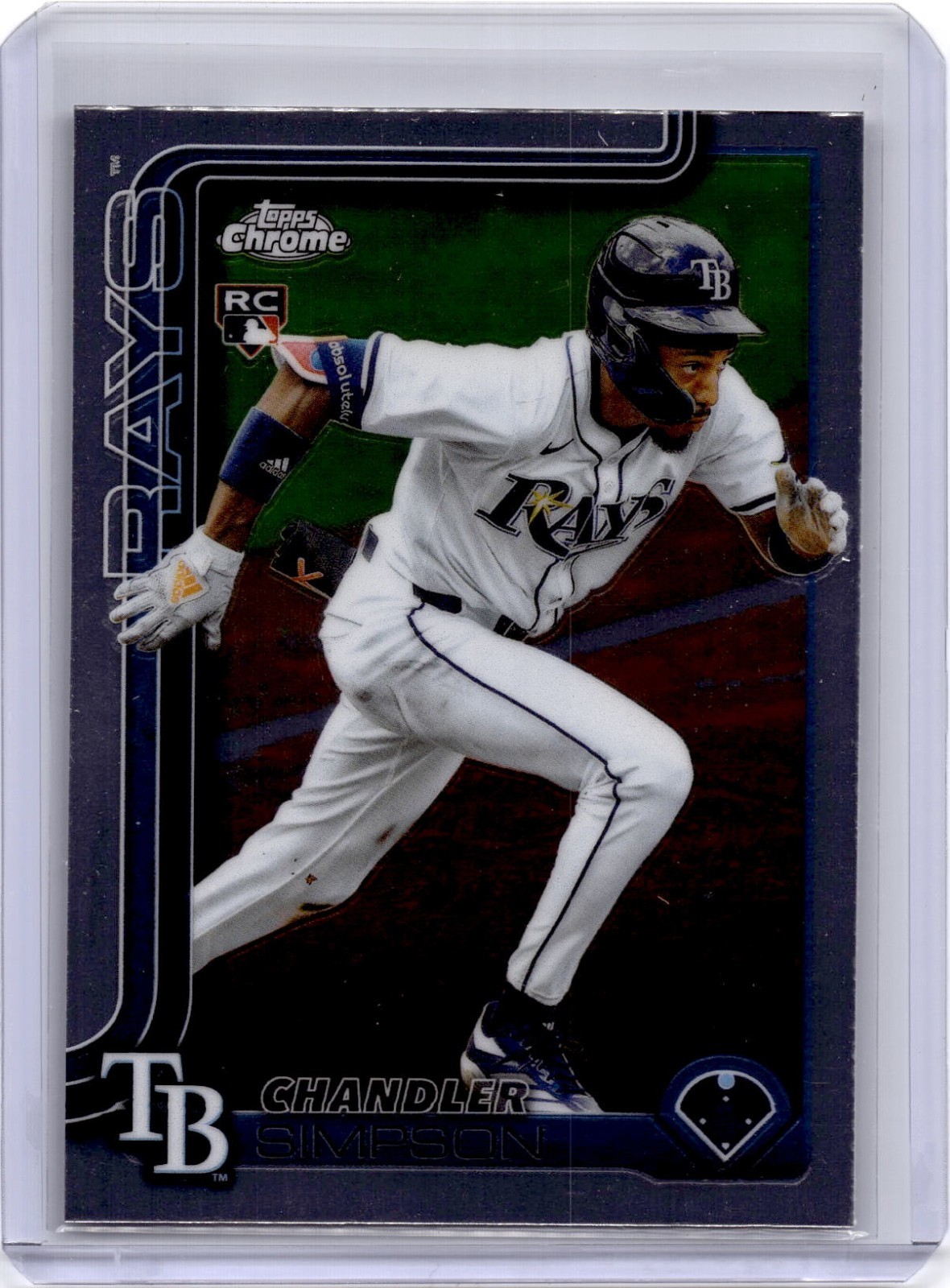 2025 Topps Chrome Update Series Chandler Simpson #USC179 Tampa Bay Rays RC