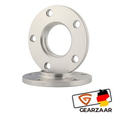Spurverbreiterung Spurplatten Distanzscheiben Für BMW 2x 10mm 5x120 Silver Alu