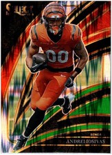 2025 Panini Select - Club Level Andrei Iosivas #257 Black & Green Shock Prizm