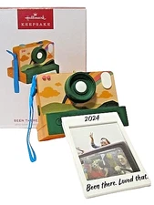 Hallmark 2024 Been There Loved That! Photo Frame Polaroid Keepsake Ornament NIB
