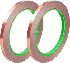 2 PCS Copper Foil Tape for Stained Glass, 7/32 Inch 36 Yards Foil...